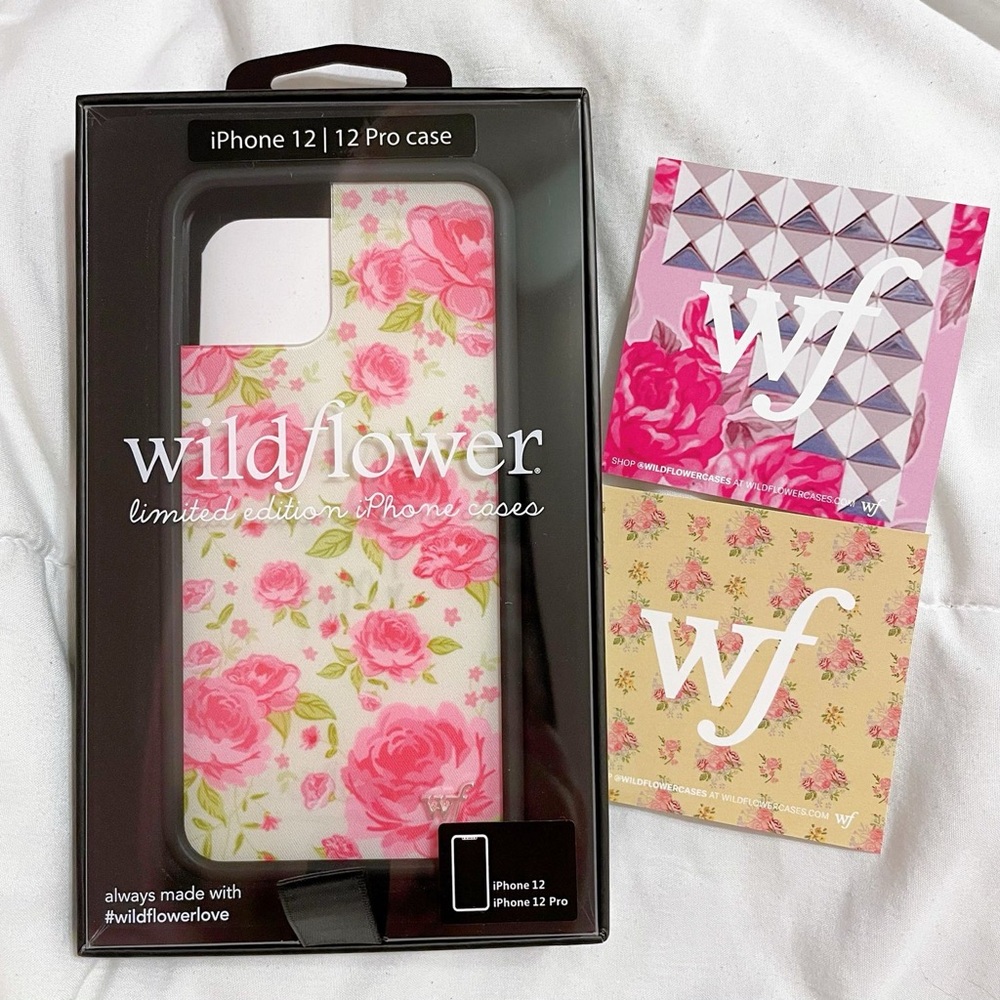 iPhone 12 pro wildflower peony case
